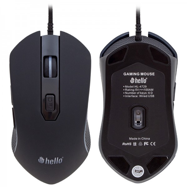 HELLO HL-4729 KABLOLU GAMING MOUSE HELLO HL-4729 KABLOLU GAMING MOUSE