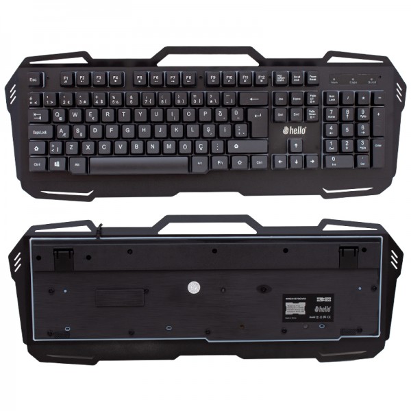 HELLO HL-4730 KABLOLU OYUNCU GAMING KLAVYE HELLO HL-4730 KABLOLU OYUNCU GAMING KLAVYE