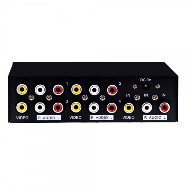 POWERMASTER PM-4831 4 PORT VIDEO AUDIO SPLITTER DAĞITICI