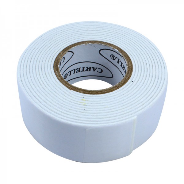 ÇİFT TARAFLI KÖPÜK BANT CARTEL 25MM X 2MT ÇİFT TARAFLI KÖPÜK BANT CARTEL 25MM X 2MT
