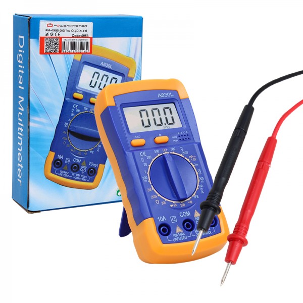 POWERMASTER PM-4953 DİJİTAL MULTİMETRE ÖLÇÜ ALETİ
