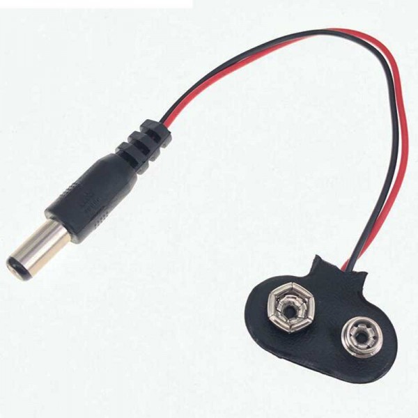 9 VOLT 2.1MM JACKLI PİL BAŞLIĞI (IC-232A) 9 VOLT 2.1MM JACKLI PİL BAŞLIĞI (IC-232A)