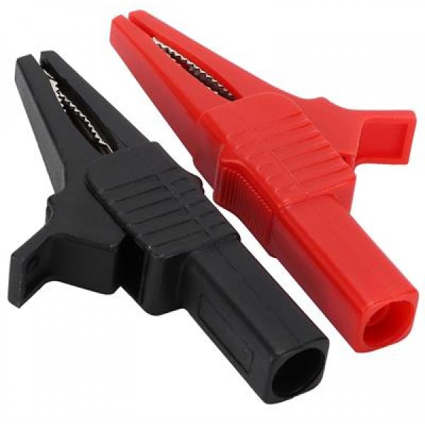 Powermaster IC-243C  Siyah-Kırmızı 4 Mm Banan Jak Girişli 2'li Krokodil CatIII 