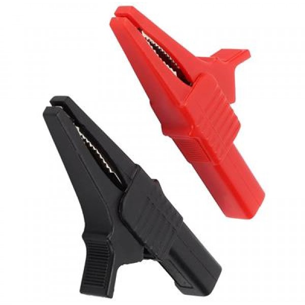 Powermaster IC-243C  Siyah-Kırmızı 4 Mm Banan Jak Girişli 2'li Krokodil CatIII 