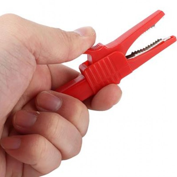 Powermaster IC-243C  Siyah-Kırmızı 4 Mm Banan Jak Girişli 2'li Krokodil CatIII 