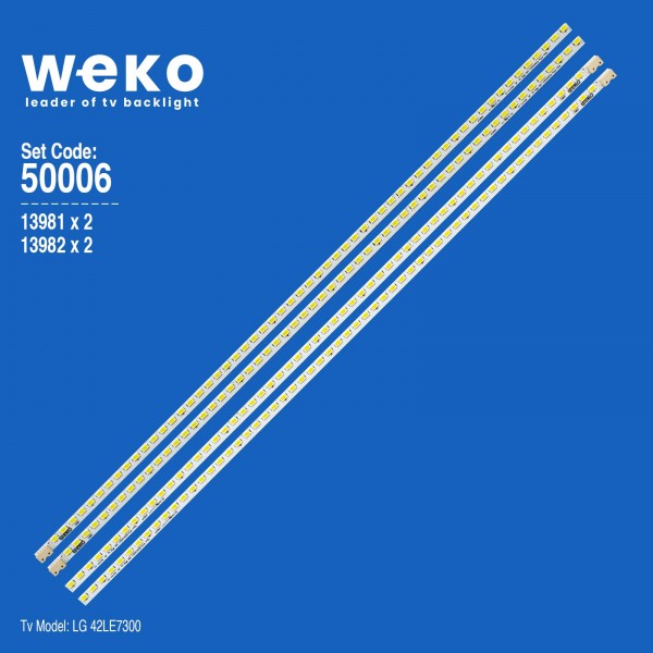 WKSET-5006 13981X2 13982X2 42 V5 EDGE REV4.0 4 ADET LED BAR WKSET-5006 13981X2 13982X2 42 V5 EDGE REV4.0 4 ADET LED BAR