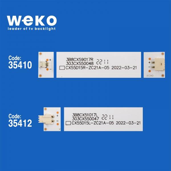 WKSET-5290 35410X6 35412X6 HL-00550A28 12 ADET LED BAR WKSET-5290 35410X6 35412X6 HL-00550A28 12 ADET LED BAR