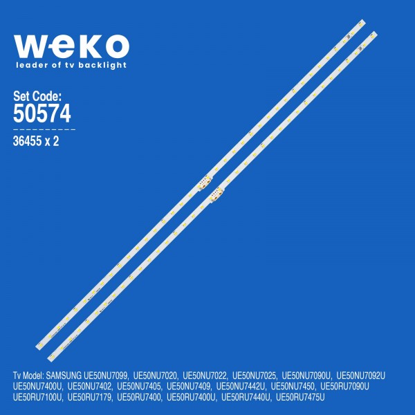 WKSET-5574 36455X2 AOT_50_NU7100F 2 ADET LED BAR