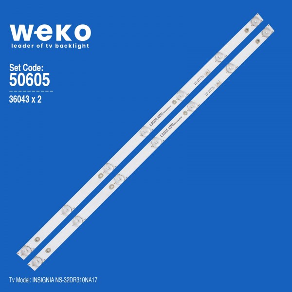 WKSET-5605 36043X2 SHİNEON 2D02296 REV.J  2 ADET LED BAR