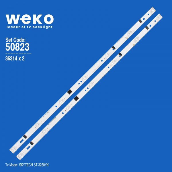 WKSET-50823 36314X2 HL-00320A28-0701S-07 180.DT0-3279G00-0H 2 ADET LED BAR