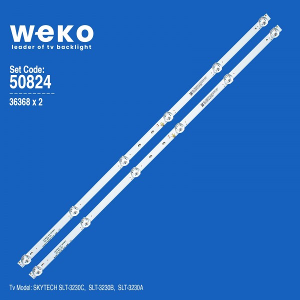 WKSET-5824 36368X2 119-00107 V1.0 20190813 32Z1 6S1P 2*6 2 ADET LED BAR