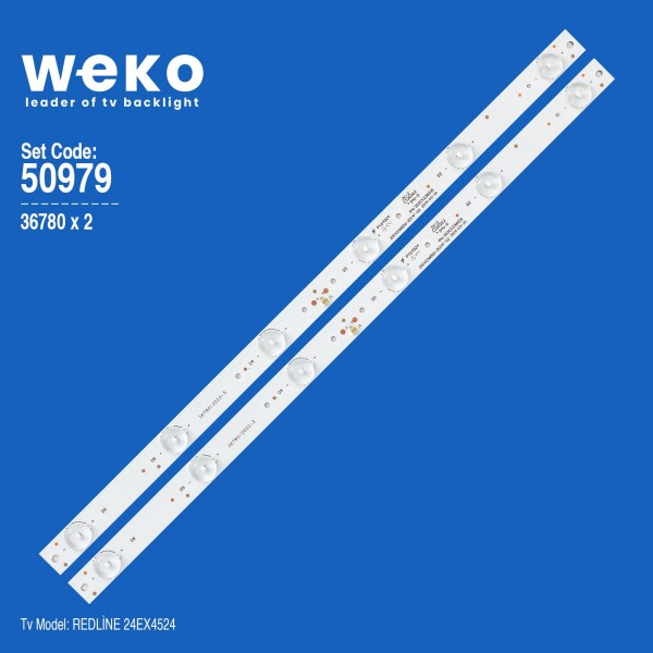 WKSET-5979 36780X2 ZDCX236D06-ZC14F-02 303CX236031  2 ADET LED BAR