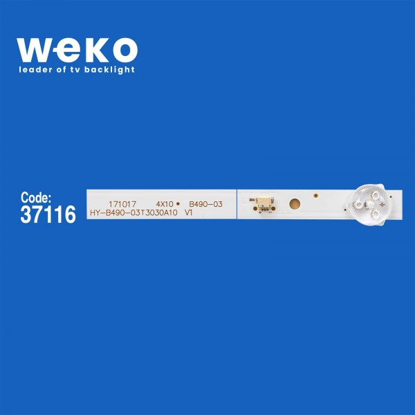 WKSET-6394 37116X4 HY-B490-03T3030A10 V1 11YZS0580102  4 ADET LED BAR