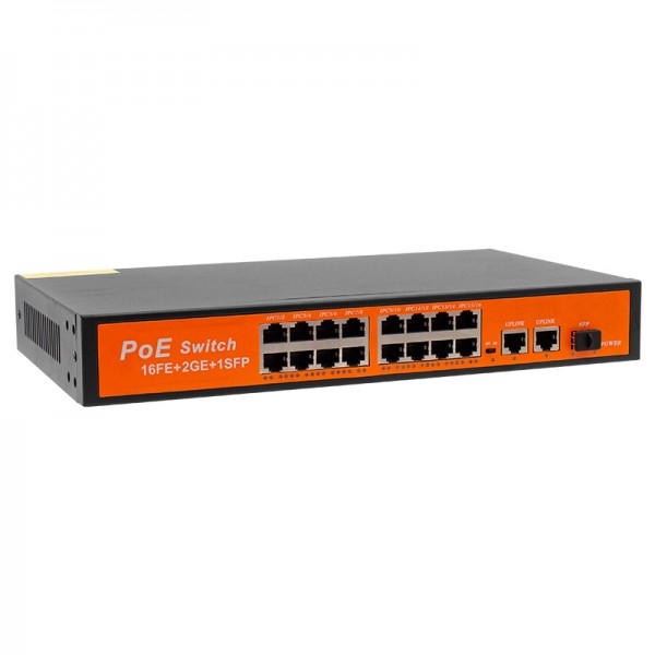 POWERMASTER 16 PORT 10/100/1000 MBPS 300 WATT 16+3+SFP POE GIGABIT ETHERNET SWITCH POWERMASTER 16 PORT 10/100/1000 MBPS 300 WATT 16+3+SFP POE GIGABIT ETHERNET SWITCH
