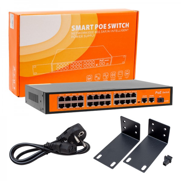 POWERMASTER 24 PORT 10/100/1000 MBPS 300 WATT 24+3+SFP POE GIGABIT ETHERNET SWITCH POWERMASTER 24 PORT 10/100/1000 MBPS 300 WATT 24+3+SFP POE GIGABIT ETHERNET SWITCH