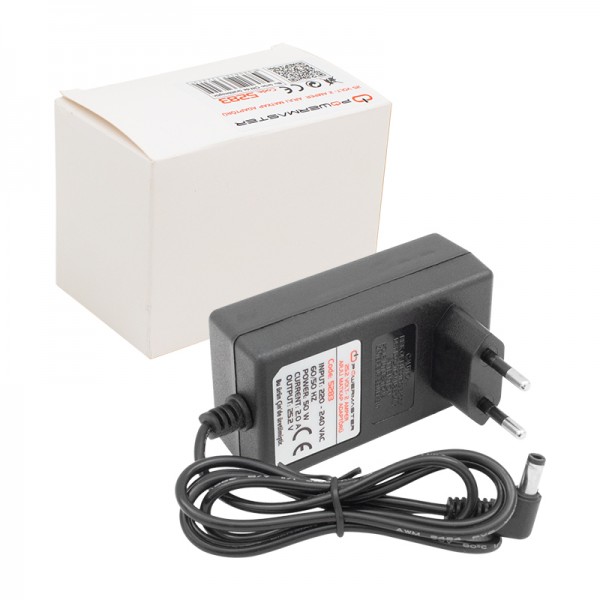 POWERMASTER PM-5283 25 VOLT - 2 AMPER - 50 WATT 5.5*2.5 MM L UÇLU ŞARJLI MATKAP ADAPTÖRÜ POWERMASTER PM-5283 25 VOLT - 2 AMPER - 50 WATT 5.5*2.5 MM L UÇLU ŞARJLI MATKAP ADAPTÖRÜ