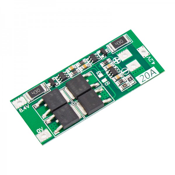 2S 8,4V 20A ŞARJ - DEŞARJ KORUMA KARTI (8.4V MATKAPLAR İÇİN KULLANILIR) 2S 8,4V 20A ŞARJ - DEŞARJ KORUMA KARTI (8.4V MATKAPLAR İÇİN KULLANILIR)