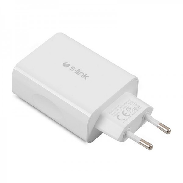 S-LINK SWAPP SW-C8 BEYAZ 5 VOLT - 5.6 AMPER 4*USB SMART PORT 2.4A EV ŞARJ ADAPTÖR S-LINK SWAPP SW-C8 BEYAZ 5 VOLT - 5.6 AMPER 4*USB SMART PORT 2.4A EV ŞARJ ADAPTÖR