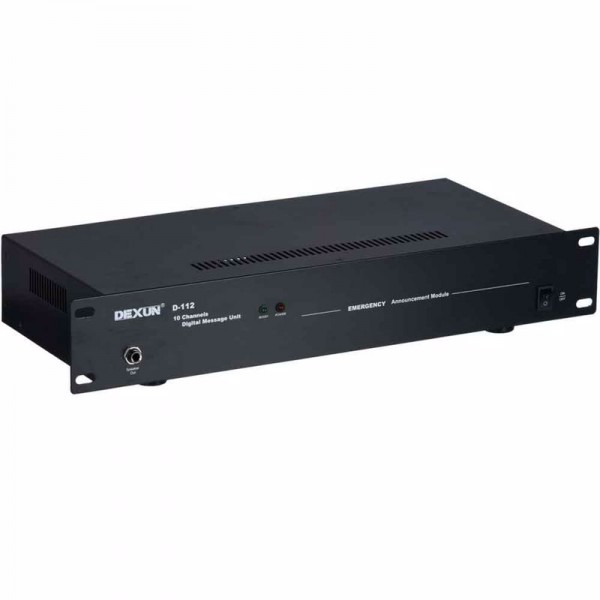 DEXUN D-112 10 KANAL DİJİTAL MESAJ ÜNİTESİ 10 SES KAYDI (ACİL) DEXUN D-112 10 KANAL DİJİTAL MESAJ ÜNİTESİ 10 SES KAYDI (ACİL)