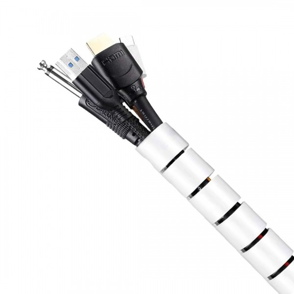 POWERMASTER PM-5730 KABLO TOPLAYICI SPİRAL 22 MM BEYAZ (1 METRE FİYATI) POWERMASTER PM-5730 KABLO TOPLAYICI SPİRAL 22 MM BEYAZ (1 METRE FİYATI)