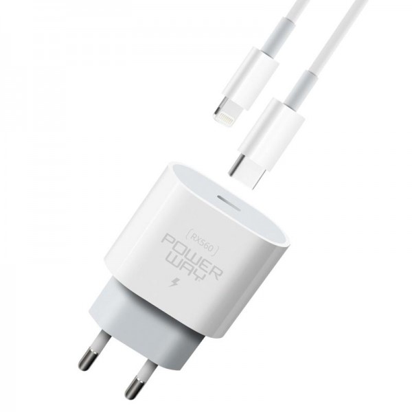 POWERWAY RX-560 TYPE C + IPHONE 3 AMPER HIZLI ŞARJ ALETİ POWERWAY RX-560 TYPE C + IPHONE 3 AMPER HIZLI ŞARJ ALETİ