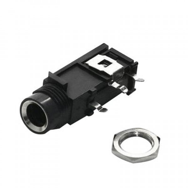 6.3 Mm Gitar Jack Stereo Yatay Şase ZE-1061