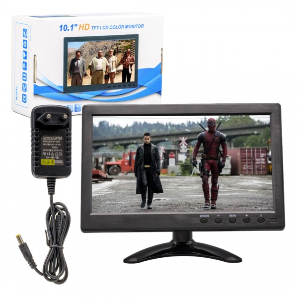 POWERMASTER PM-6092 10.1 HDMI-VGA-BNC-USB GİRİŞLİ LCD MONİTÖR (12 VOLT ÇIKIŞLI)