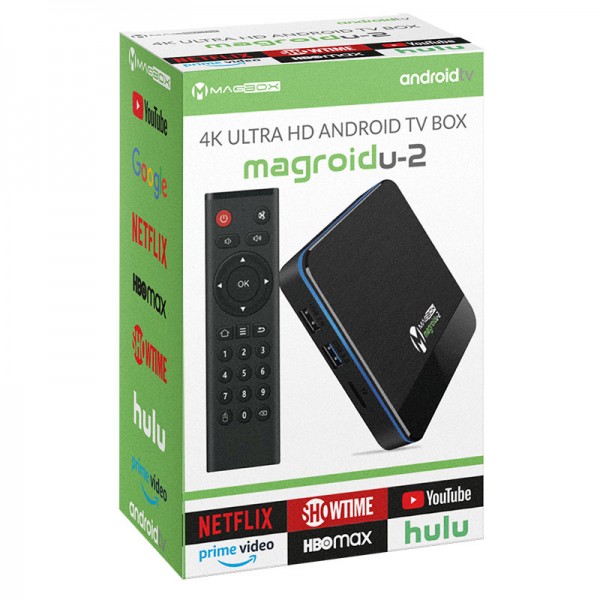 MAGBOX MAGROID U2 4 GB RAM 32 GB HDD 4K TV BOX (ANDROID 9.1)
