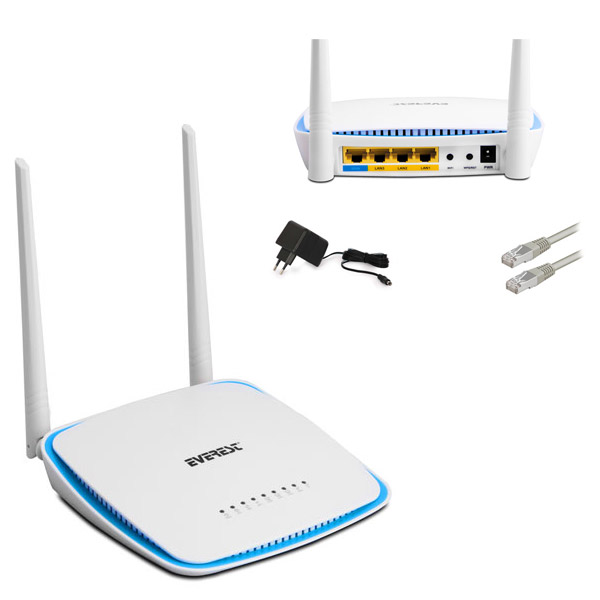 EVEREST EWN-650 ETHERNET 4 PORT 300MBPS HIGH POWER KABLOSUZ ROUTER