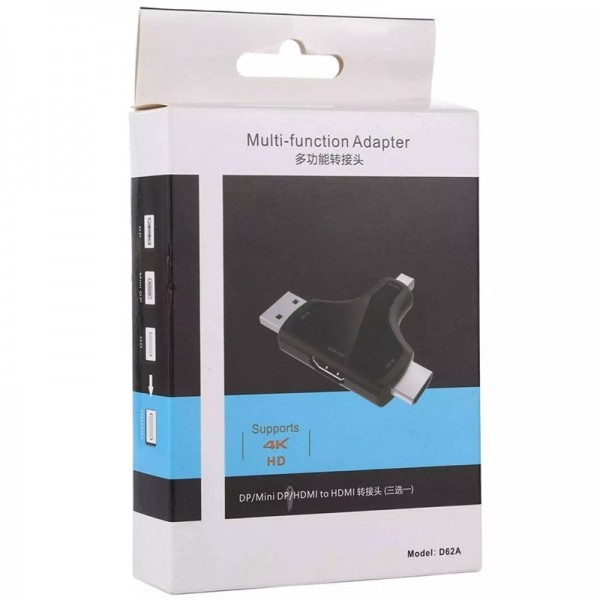 POWERMASTER MINI DP+DP+HDMI TO HDMI 4K ÇEVİRİCİ POWERMASTER MINI DP+DP+HDMI TO HDMI 4K ÇEVİRİCİ