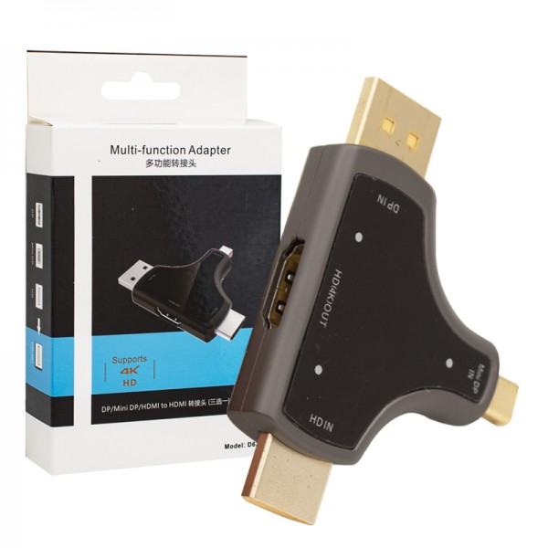 POWERMASTER MINI DP+DP+HDMI TO HDMI 4K ÇEVİRİCİ POWERMASTER MINI DP+DP+HDMI TO HDMI 4K ÇEVİRİCİ