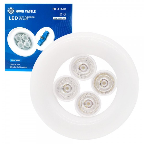 POWERMASTER KK-902 E27 DUY 48 WATT BEYAZ 4LÜ UFO LED LAMBA POWERMASTER KK-902 E27 DUY 48 WATT BEYAZ 4LÜ UFO LED LAMBA
