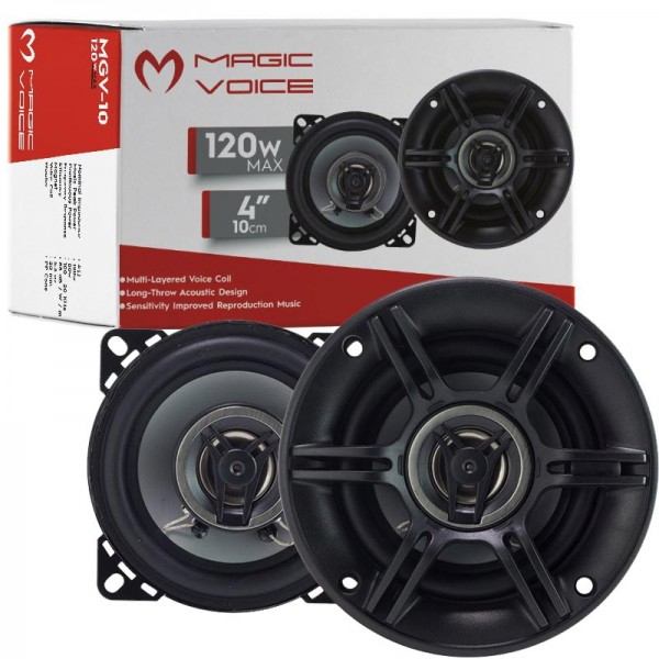 MAGICVOICE MGV-10 10 CM 120 WATT KAPAKLI TWEETERLI HOPARLÖR (2Lİ TAKIM) MAGICVOICE MGV-10 10 CM 120 WATT KAPAKLI TWEETERLI HOPARLÖR (2Lİ TAKIM)