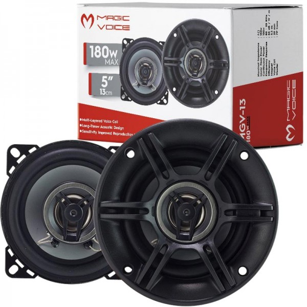 MAGICVOICE MGV-13 13 CM 180 WATT KAPAKLI TWEETERLI HOPARLÖR (2Lİ TAKIM) MAGICVOICE MGV-13 13 CM 180 WATT KAPAKLI TWEETERLI HOPARLÖR (2Lİ TAKIM)
