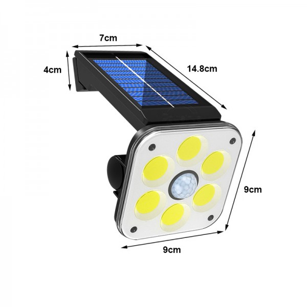 POWERMASTER LF-1750A 54 COB LEDLİ 3 MODLU SENSÖRLÜ SOLAR İNDUKSİYON DUVAR LAMBASI POWERMASTER LF-1750A 54 COB LEDLİ 3 MODLU SENSÖRLÜ SOLAR İNDUKSİYON DUVAR LAMBASI