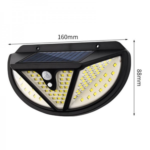 POWERMASTER MX-118 118 SMD LEDLİ HAREKET SENSÖRLÜ ÜÇ MODLU SOLAR DUVAR LAMBASI POWERMASTER MX-118 118 SMD LEDLİ HAREKET SENSÖRLÜ ÜÇ MODLU SOLAR DUVAR LAMBASI