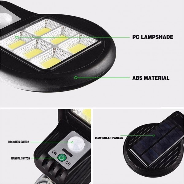 POWERMASTER CL-182-6 48 COB LEDLİ SENSÖRLÜ SOLAR SOKAK LAMBASI POWERMASTER CL-182-6 48 COB LEDLİ SENSÖRLÜ SOLAR SOKAK LAMBASI