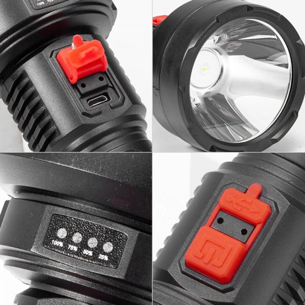 POWERMASTER HY-789 USBLİ 3 MODLU ŞARJLI EL FENERİ POWERMASTER HY-789 USBLİ 3 MODLU ŞARJLI EL FENERİ