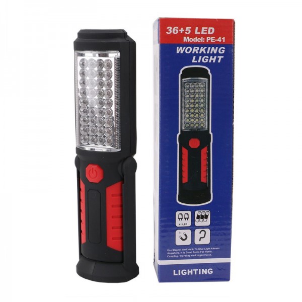 POWERMASTER PE-41 36+5 LEDLİ 2 MODLU KANCALI MIKNATISLI PİLLİ ÇALIŞMA LAMBASI POWERMASTER PE-41 36+5 LEDLİ 2 MODLU KANCALI MIKNATISLI PİLLİ ÇALIŞMA LAMBASI