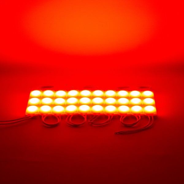 POWERMASTER MODÜL LED 12V 3W KIRMIZI 2835 93X21 MM IP65 220-240LM 180 DERECE