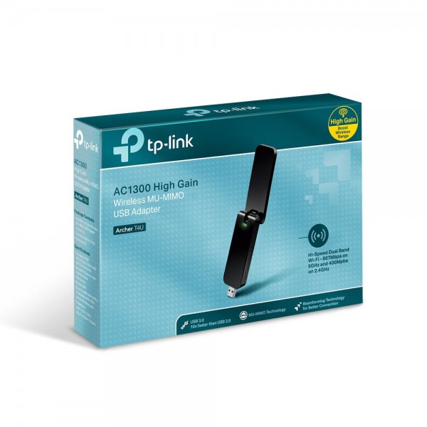 TP-LINK ARCHER T4U 1300 MBPS DUAL BAND WIFI ADAPTÖR TP-LINK ARCHER T4U 1300 MBPS DUAL BAND WIFI ADAPTÖR