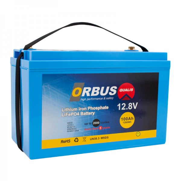 ORBUS LIT-12-100 12.8 VOLT - 100 AMPER LİFEPO4 LİTYUM AKÜ