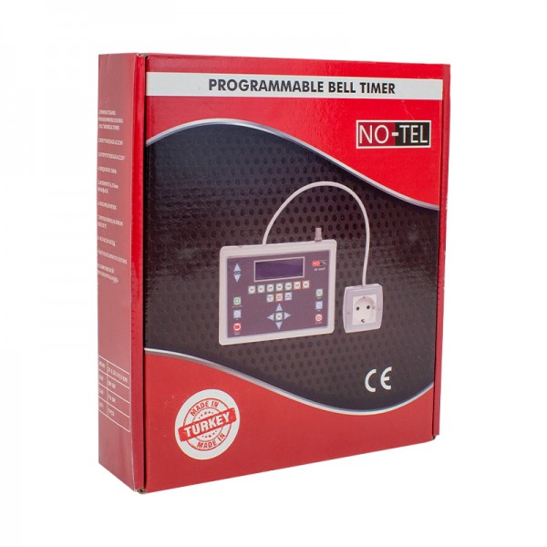 NO-TEL NOT-ZS3 PROGRAMLANABİLİR ANFİ KONTROLLÜ USB GİRİŞLİ İSTİKLAL MARŞLI OKUL ZİL SAATİ (MELODI YÜKLENEBİLİR) NO-TEL NOT-ZS3 PROGRAMLANABİLİR ANFİ KONTROLLÜ USB GİRİŞLİ İSTİKLAL MARŞLI OKUL ZİL SAATİ (MELODI YÜKLENEBİLİR)