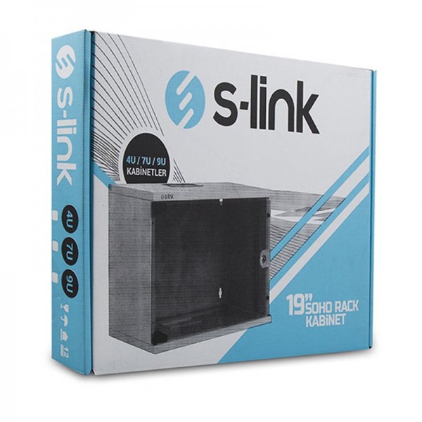 S-LINK 4U SOHO RACK KABİN 19 W-530MM D-400MM KABİNET S-LINK 4U SOHO RACK KABİN 19 W-530MM D-400MM KABİNET