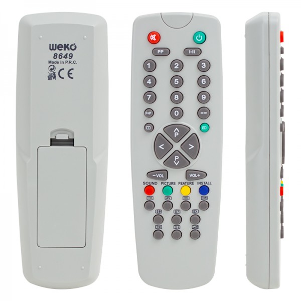 WEKO KT VESTEL-SEG-REGAL 3040 MİNİ KALIP TV KUMANDA