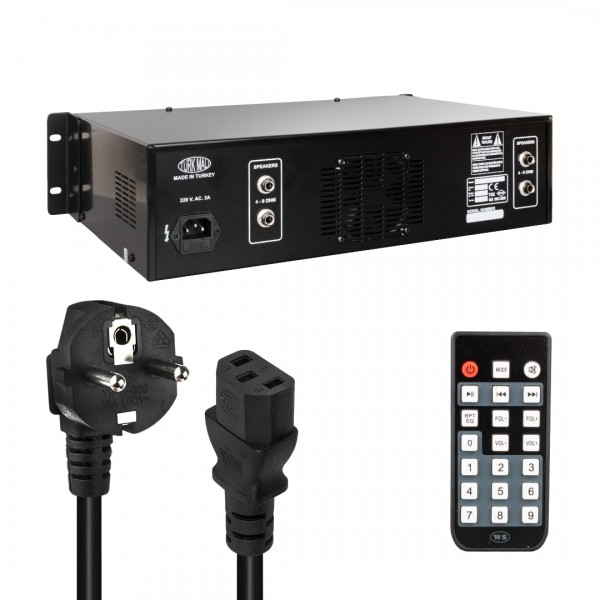 WESTSOUND TKS-2200 USB 2X 200 WATT 4 KANAL STEREO MIXER ANFİ WESTSOUND TKS-2200 USB 2X 200 WATT 4 KANAL STEREO MIXER ANFİ