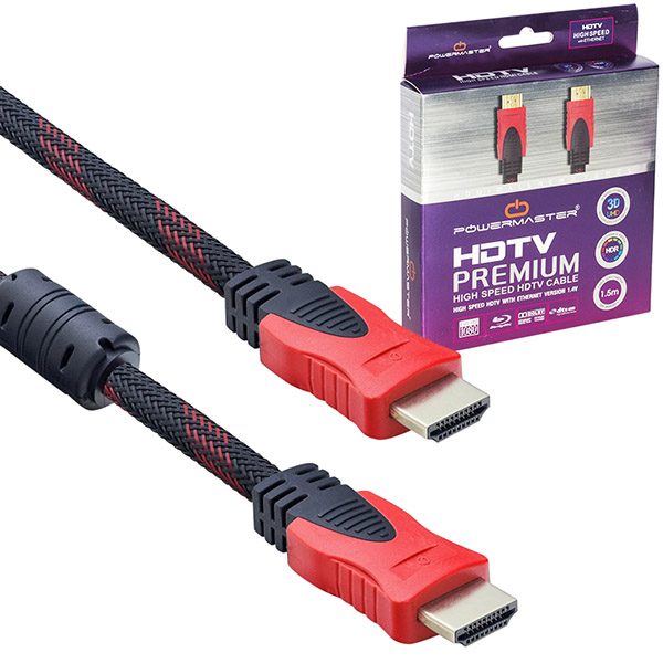 POWERMASTER 1.4V ÖRGÜLÜ 1.5 METRE KUTULU HDMI KABLO