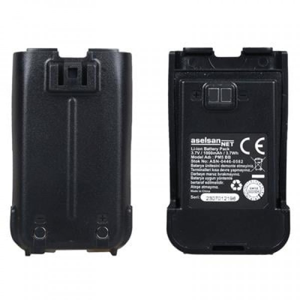 Aselsan A446C PM5BB LI-ON 3.7V 1000mAh Yedek Lityum Batarya Pili