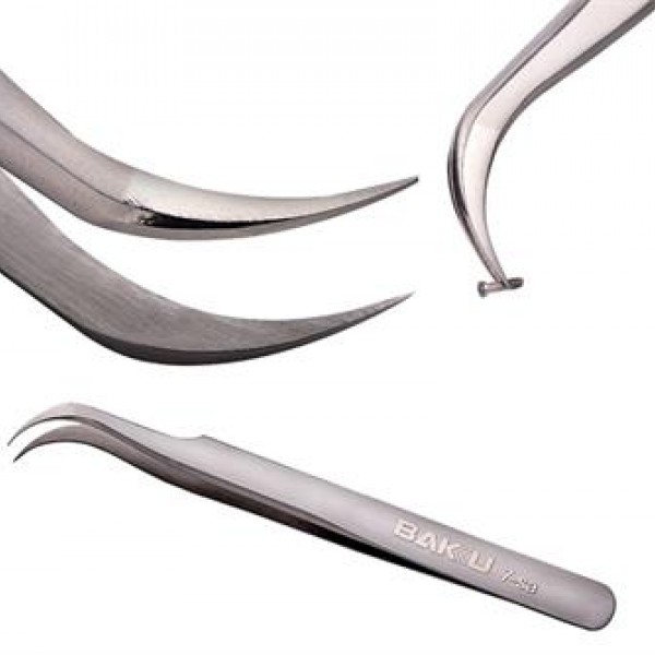 Baku BK-T7-7-SA Eğri Uçlu Cımbız