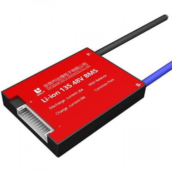 Daly Bms 13S 48V Deşarj 25A -Şarj 10A Balanslı Pil Koruma Modülü Daly Bms 13S 48V Deşarj 25A -Şarj 10A Balanslı Pil Koruma Modülü